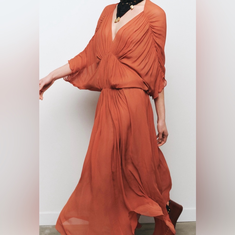 Zara Draped ZW Collection Dress